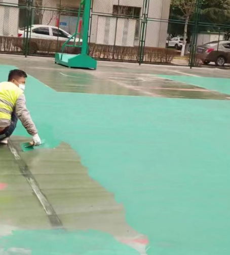 鹰潭球场地面翻新